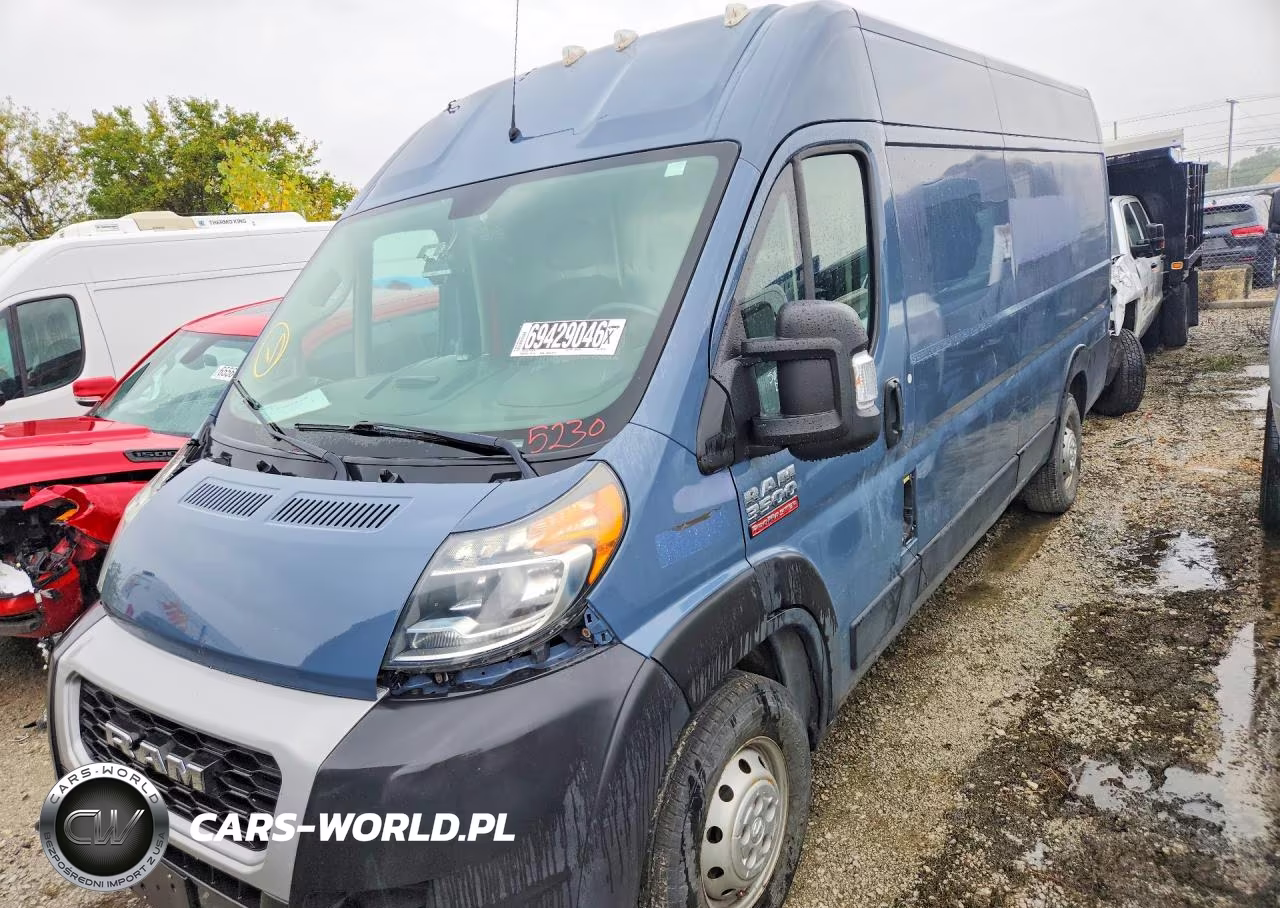 2020 Ram Promaster 3500 Delivery Van VIN:3C6URVJG1LE145230 - 1
