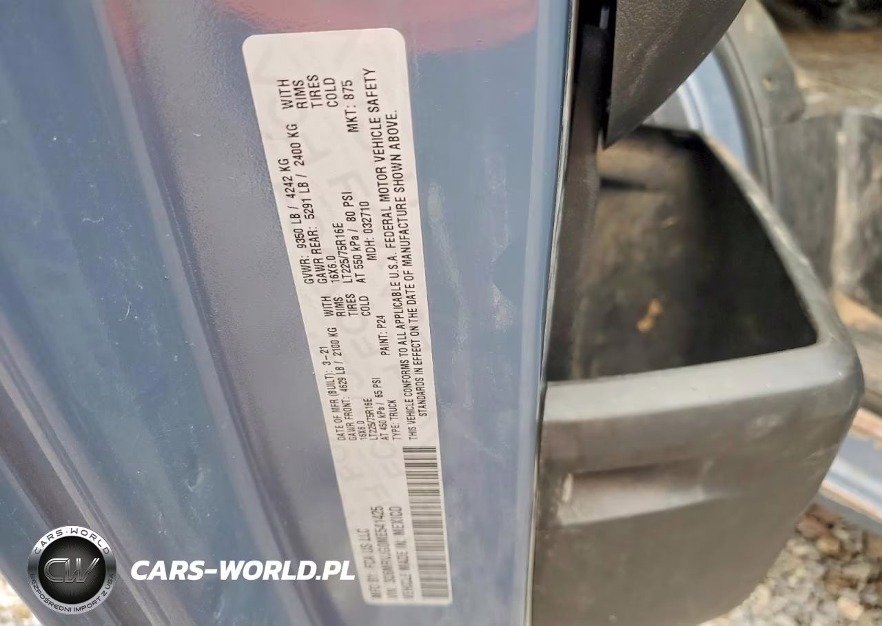 2021 Ram Promaster 3500 Delivery Van VIN:3C6MRVJG0ME541425 - 13