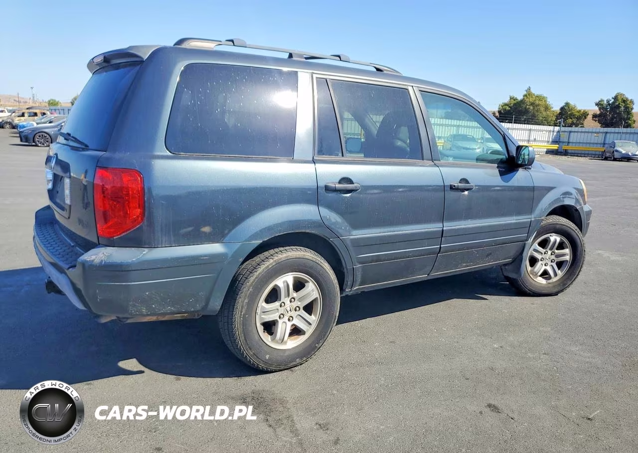 2004 Honda Pilot Exl VIN:2HKYF18534H522461 - 3