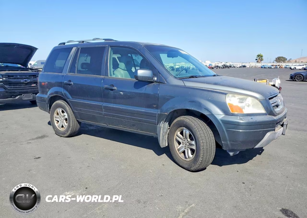 2004 Honda Pilot Exl VIN:2HKYF18534H522461 - 4