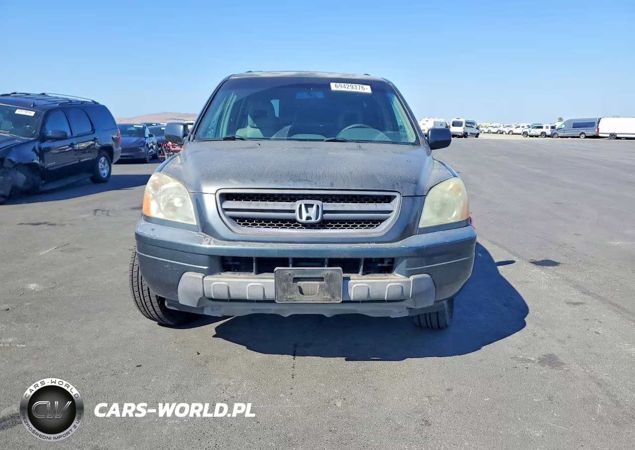 2004 Honda Pilot Exl VIN:2HKYF18534H522461 - 5