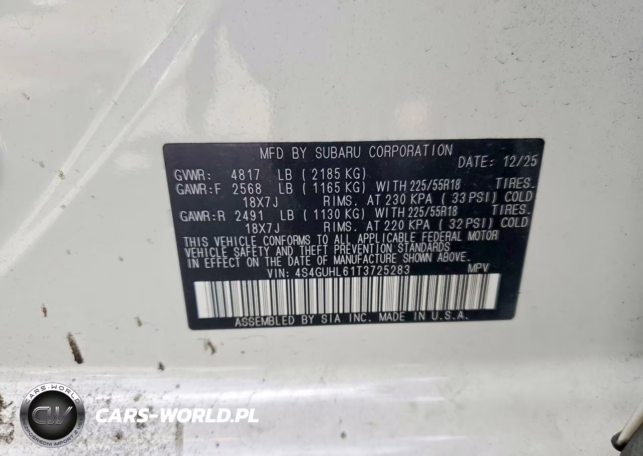 2026 Subaru Crosstrek Limited VIN:4S4GUHL61T3725283 - 14