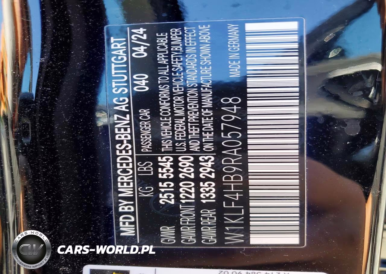 2024 Mercedes-Benz E 350 4Matic VIN:W1KLF4HB9RA057948 - 12