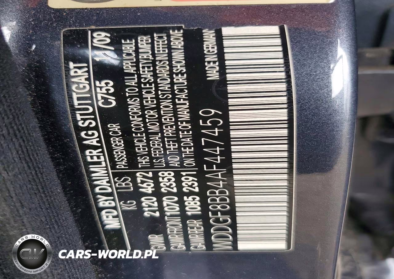 2010 Mercedes-Benz C 300 4Matic VIN:WDDGF8BB4AF447459 - 12