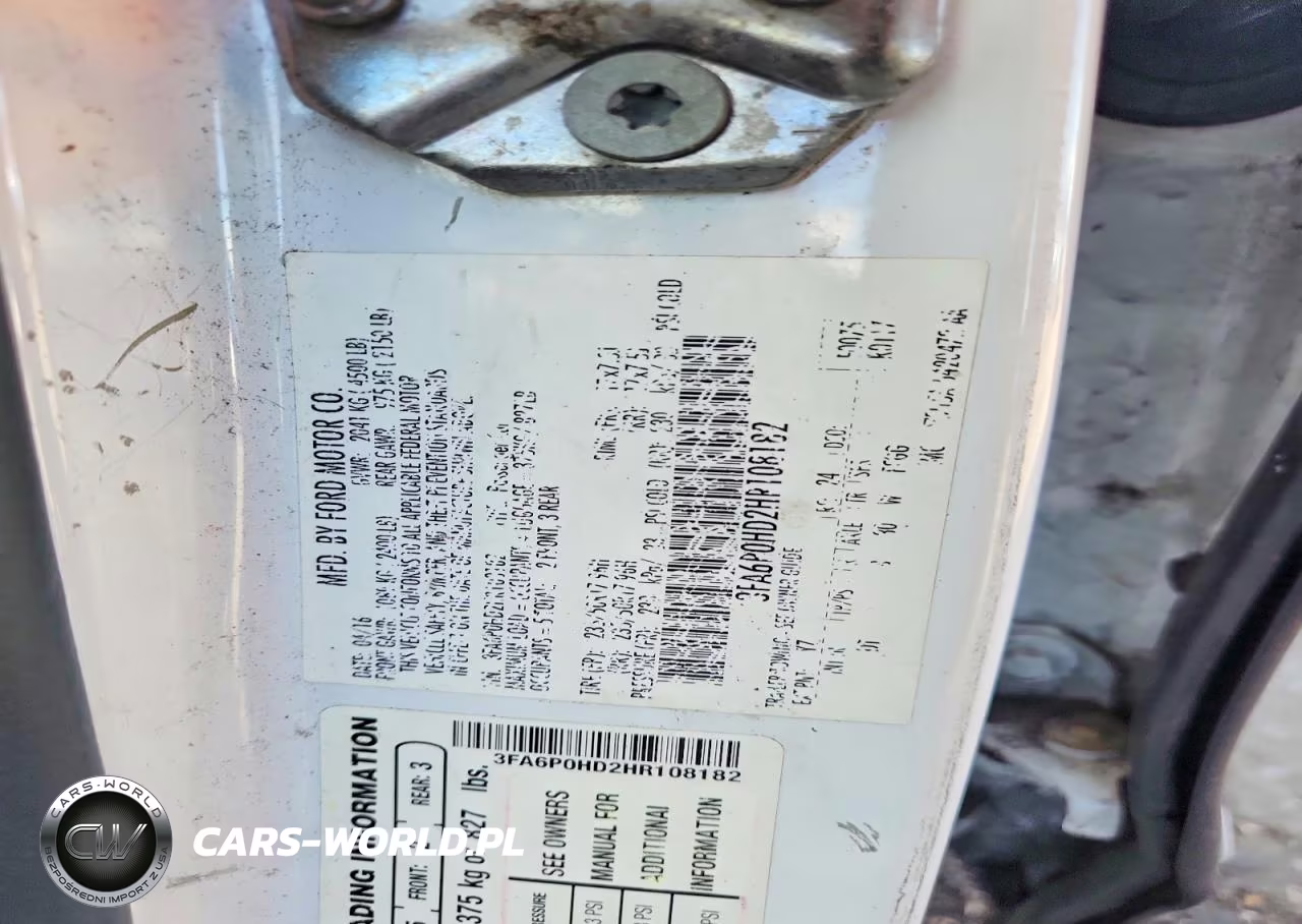 2017 Ford Fusion Se VIN:3FA6P0HD2HR108182 - 12