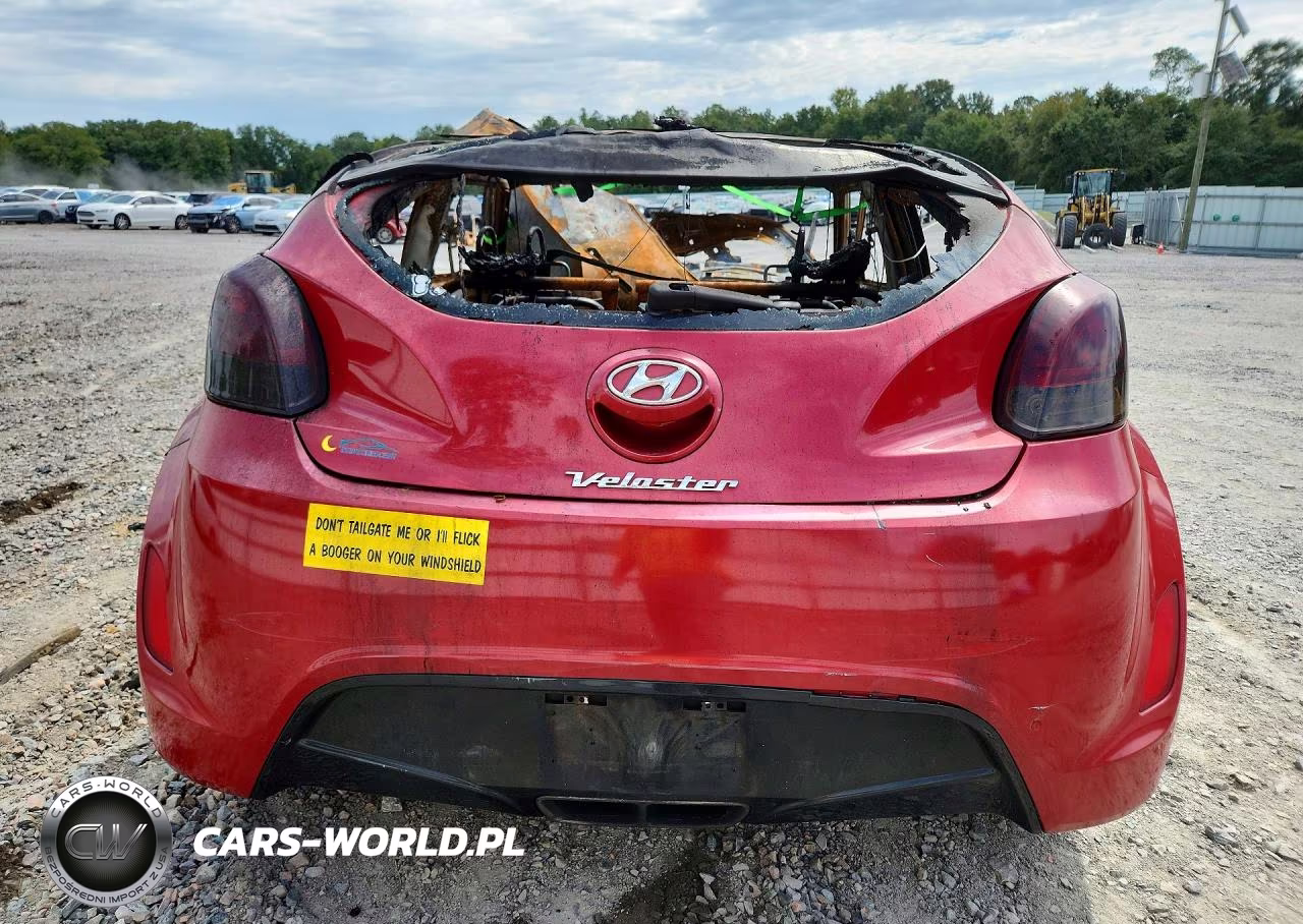 2012 Hyundai Veloster Base VIN:KMHTC6AD7CU081080 - 6