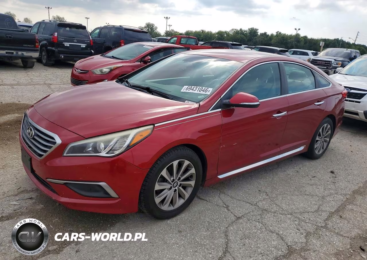 2016 Hyundai Sonata Sport VIN:5NPE34AF9GH354488 - 1