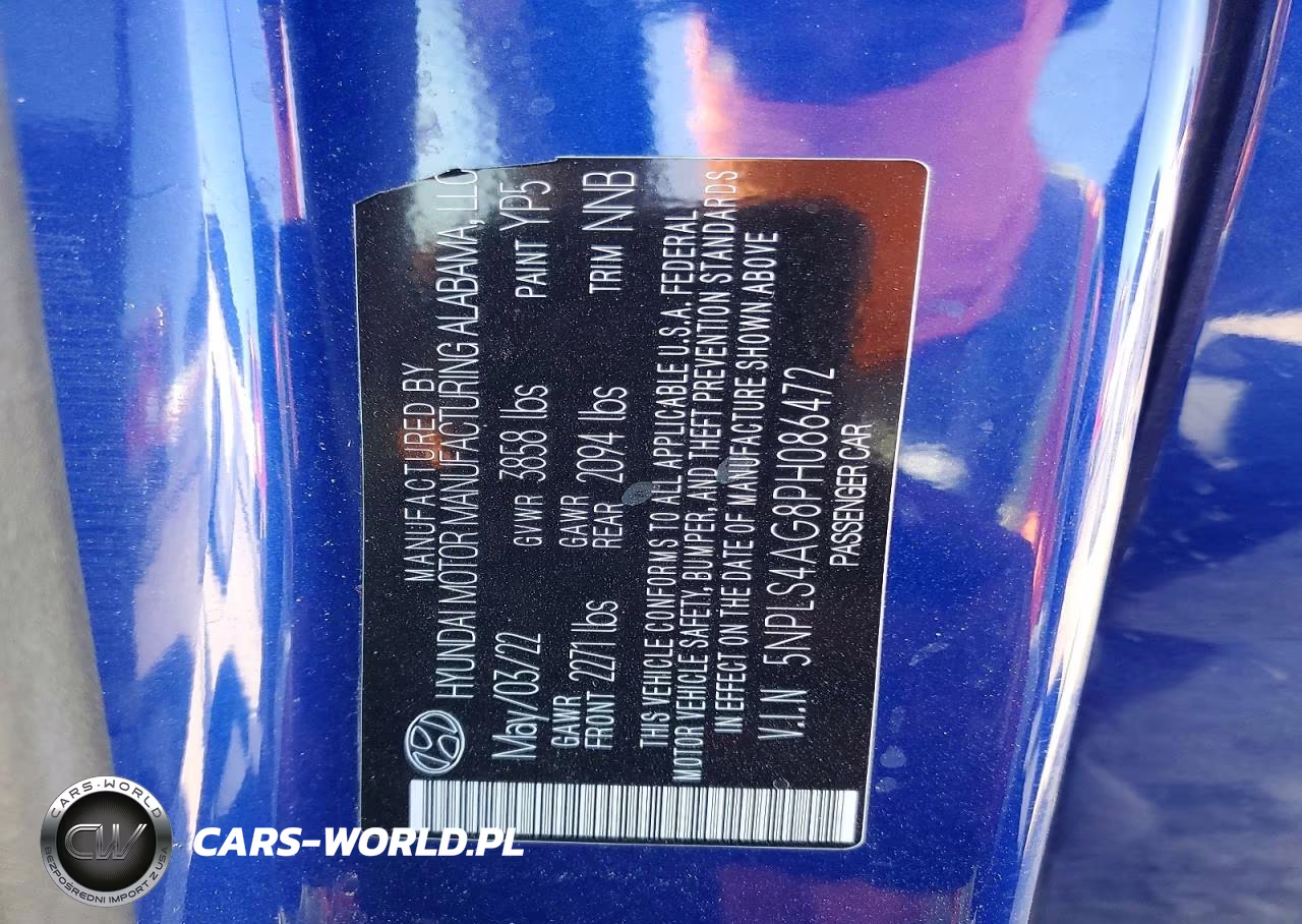 2023 Hyundai Elantra Sel VIN:5NPLS4AG8PH086472 - 13