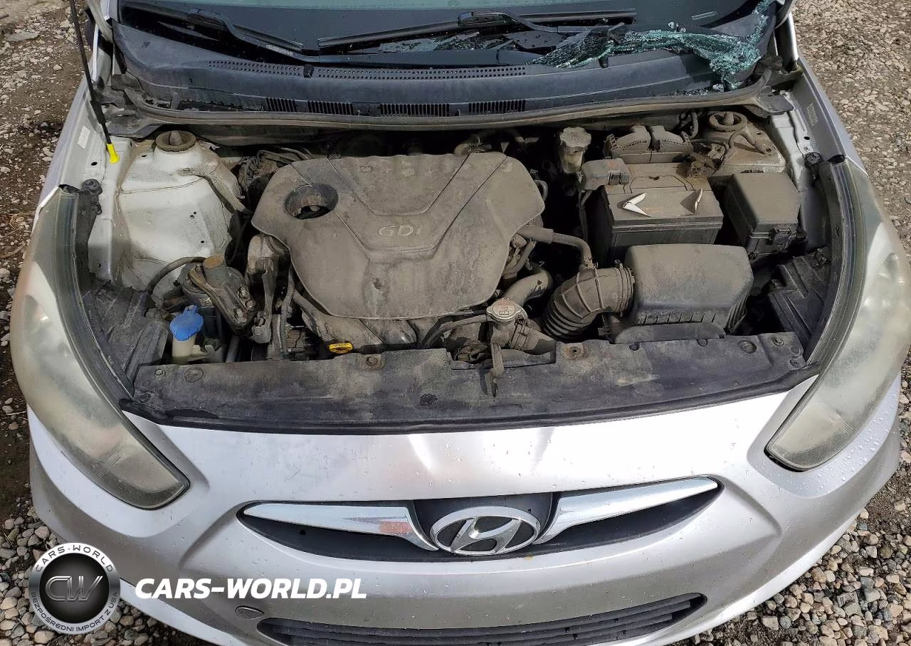 2012 Hyundai Accent Gls VIN:KMHCT4AE8CU116156 - 11