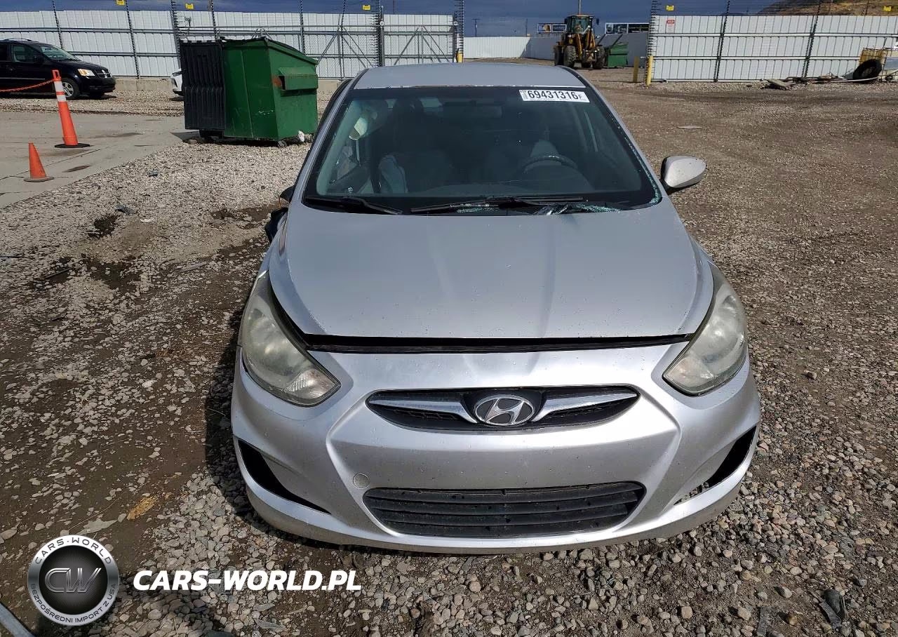 2012 Hyundai Accent Gls VIN:KMHCT4AE8CU116156 - 5