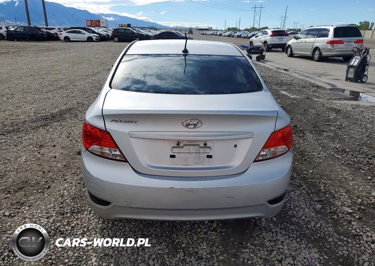 2012 Hyundai Accent Gls VIN:KMHCT4AE8CU116156 - 6