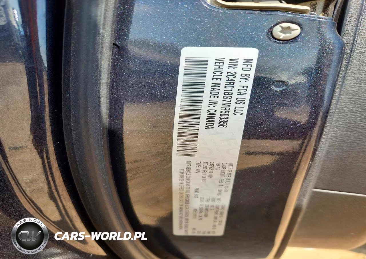 2021 Chrysler Pacifica Touring L VIN:2C4RC1BG7MR503356 - 13