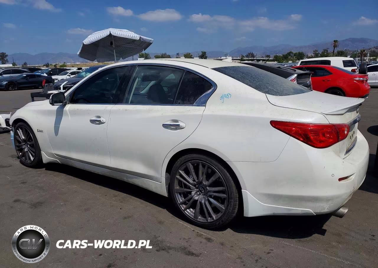 2016 Infiniti Q50 Red Sport 400 VIN:JN1FV7APXGM421052 - 2