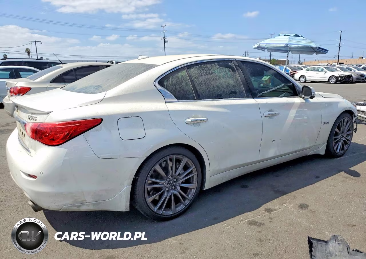 2016 Infiniti Q50 Red Sport 400 VIN:JN1FV7APXGM421052 - 3