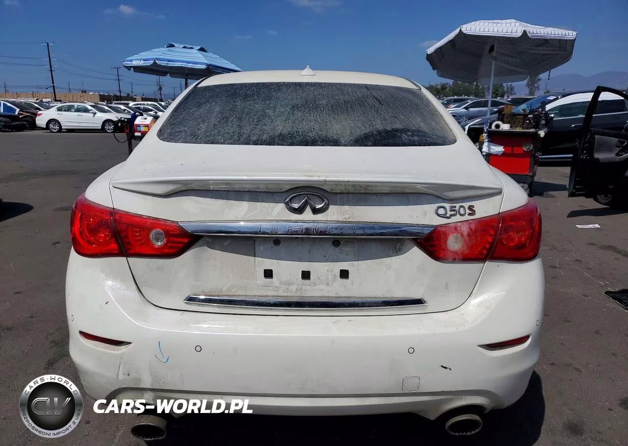 2016 Infiniti Q50 Red Sport 400 VIN:JN1FV7APXGM421052 - 6