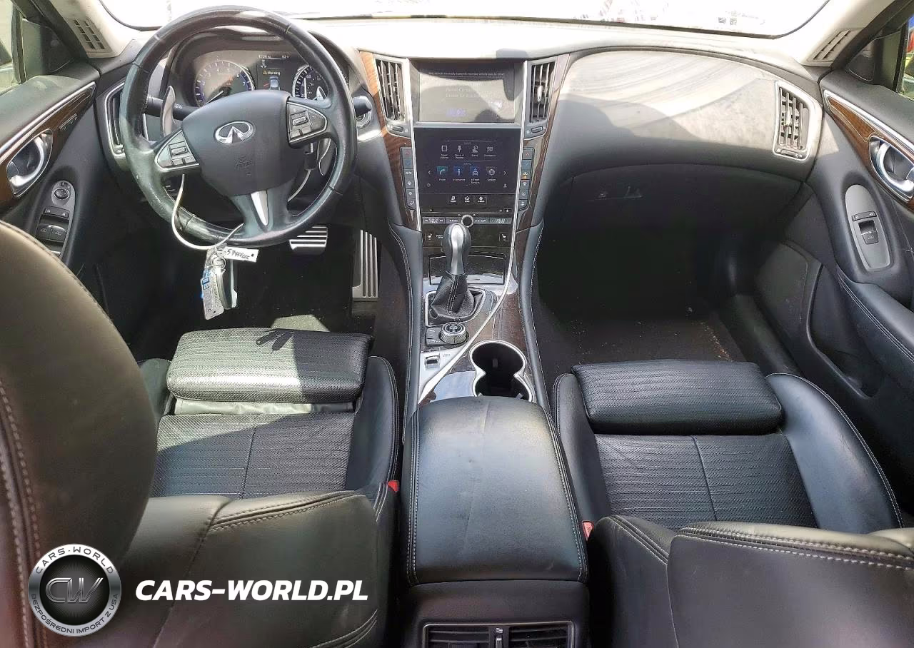 2016 Infiniti Q50 Red Sport 400 VIN:JN1FV7APXGM421052 - 8