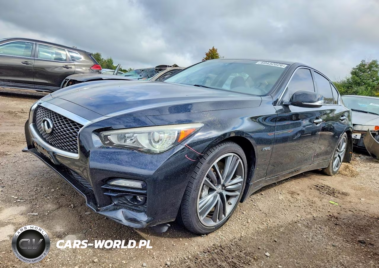 2014 Infiniti Q50 Hybrid Sport VIN:JN1AV7AR1EM702178 - 1