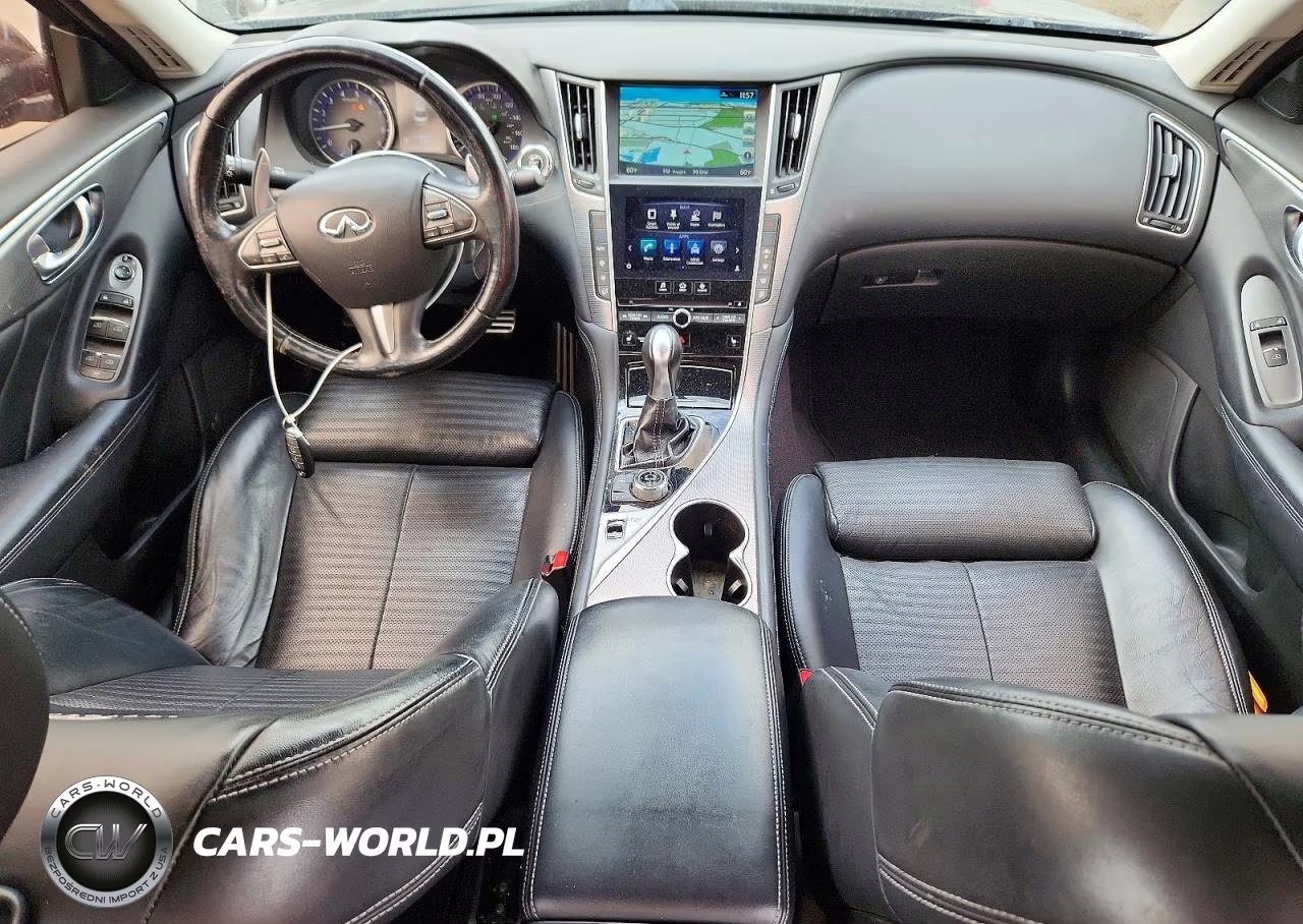 2014 Infiniti Q50 Hybrid Sport VIN:JN1AV7AR1EM702178 - 8