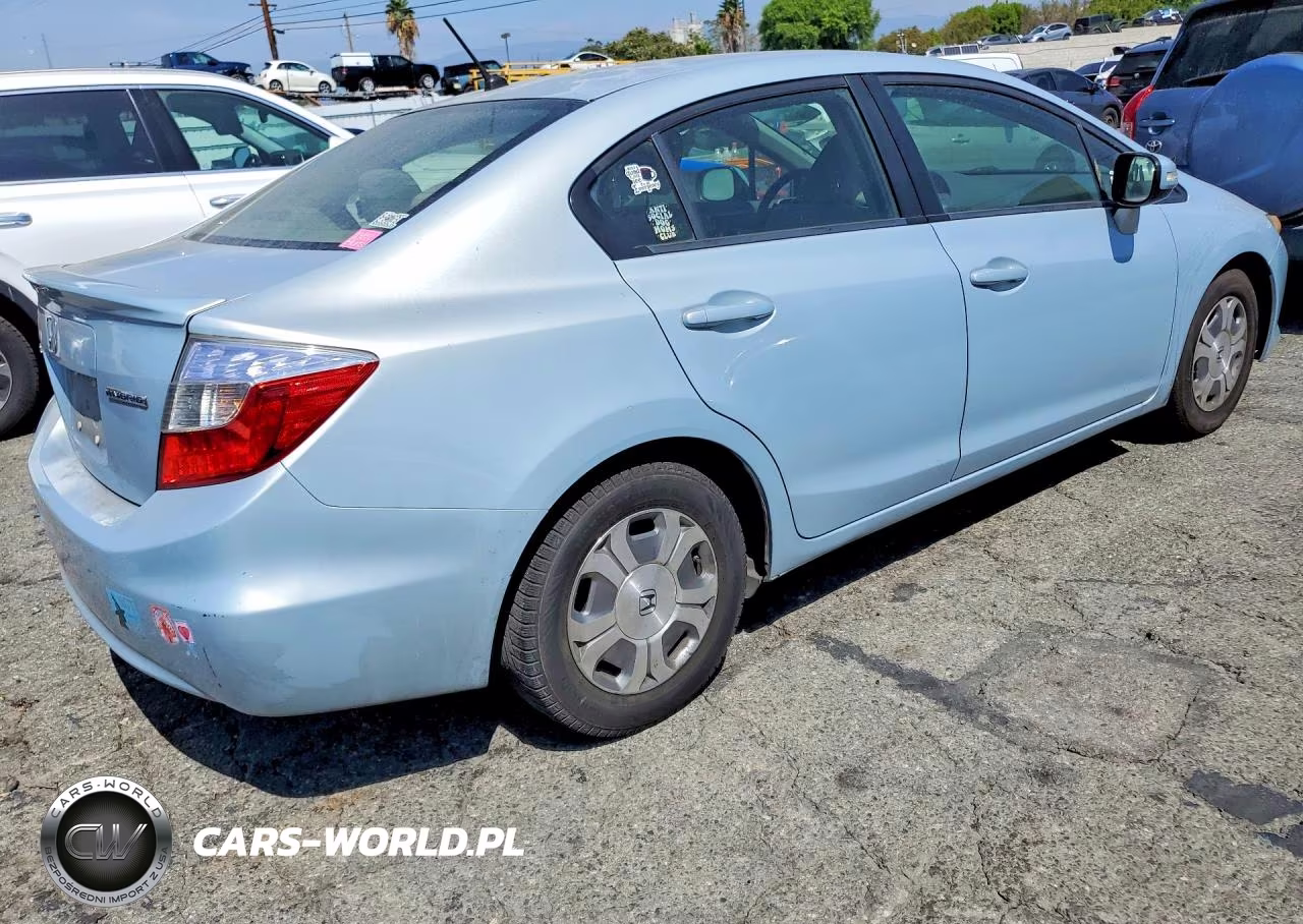 2012 Honda Civic Hybrid VIN:JHMFB4F20CS005923 - 3