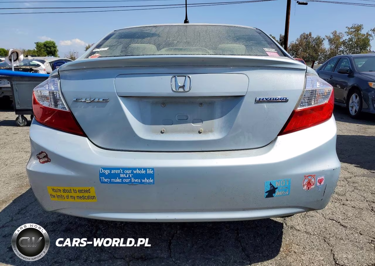 2012 Honda Civic Hybrid VIN:JHMFB4F20CS005923 - 6