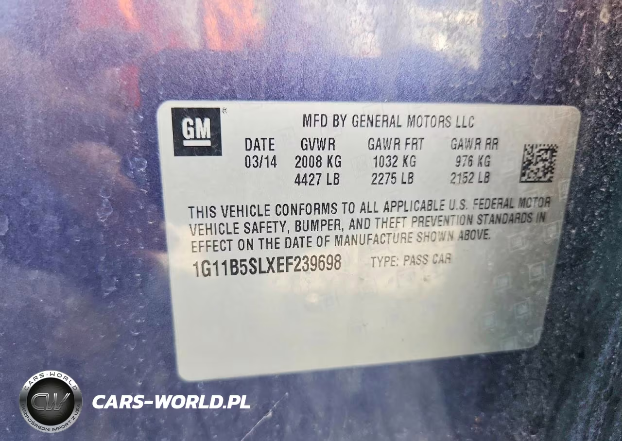 2014 Chevrolet Malibu Ls VIN:1G11B5SLXEF239698 - 12