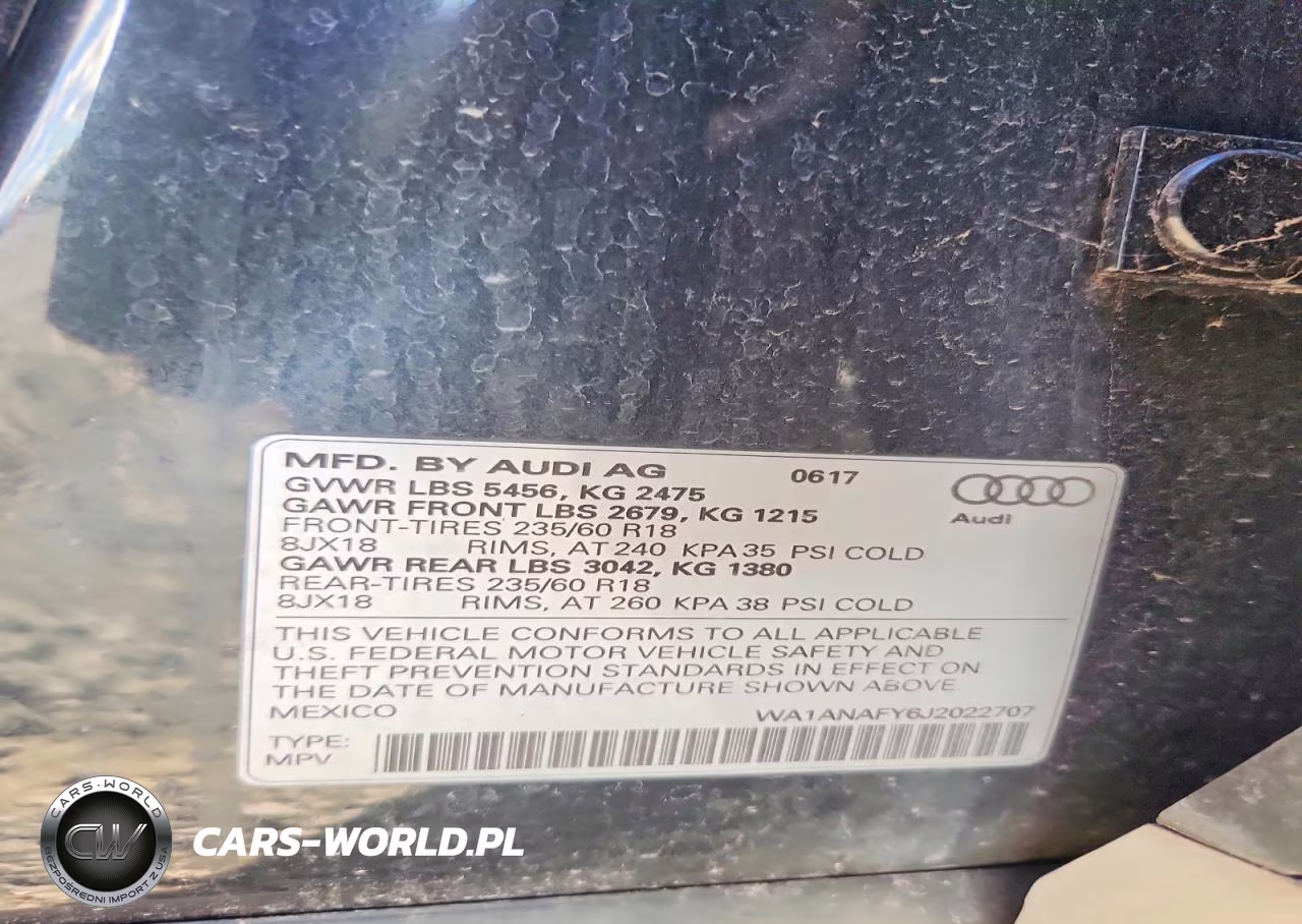 2018 Audi Q5 Premium VIN:WA1ANAFY6J2022707 - 13