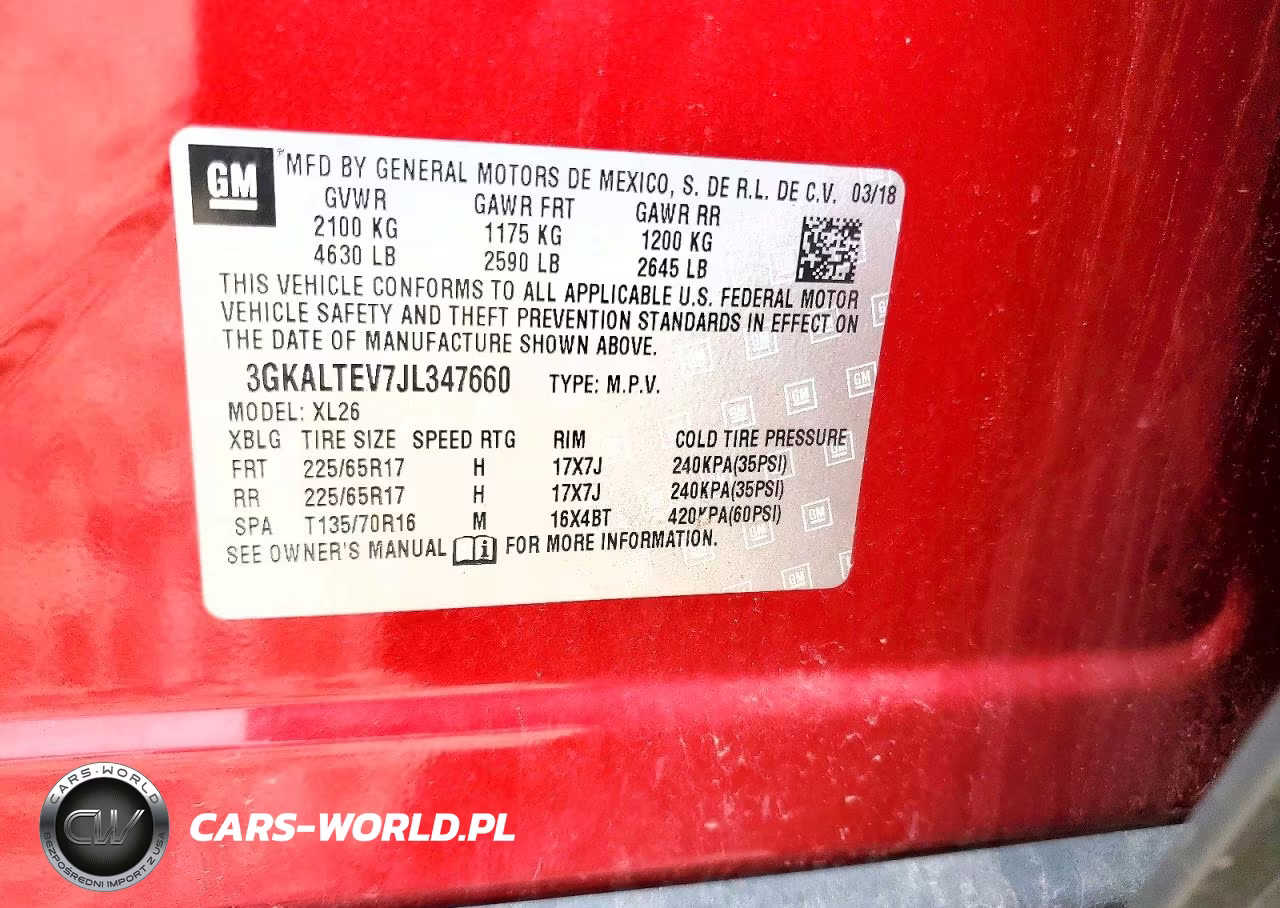 2018 GMC Terrain Sle VIN:3GKALTEV7JL347660 - 13