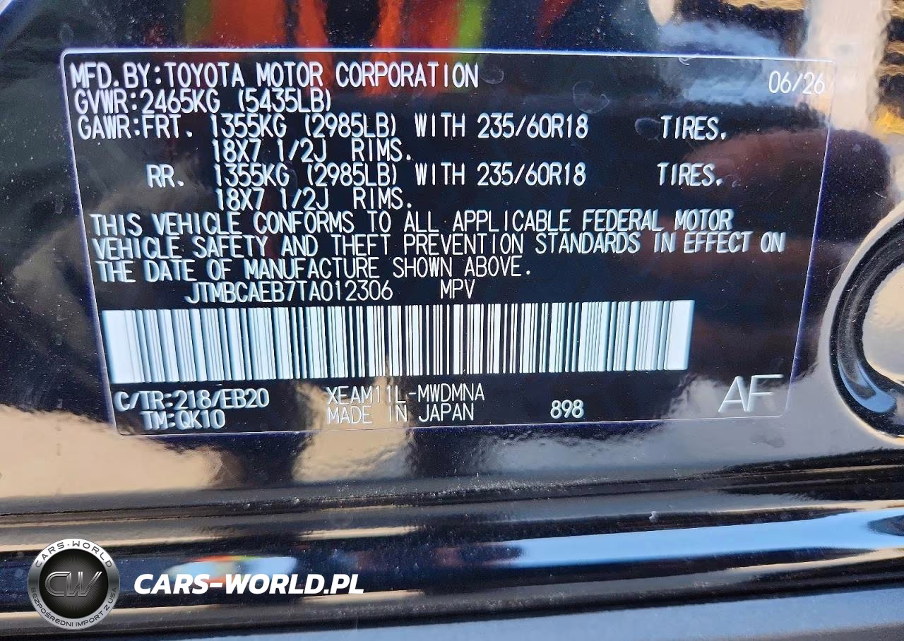 2026 Toyota Bz Xle Plus VIN:JTMBCAEB7TA012306 - 14