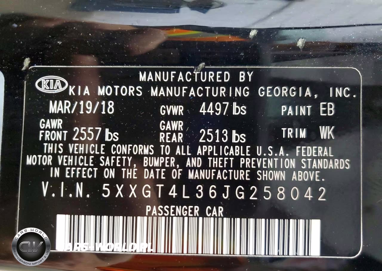 2018 Kia Optima Lx VIN:5XXGT4L36JG258042 - 12