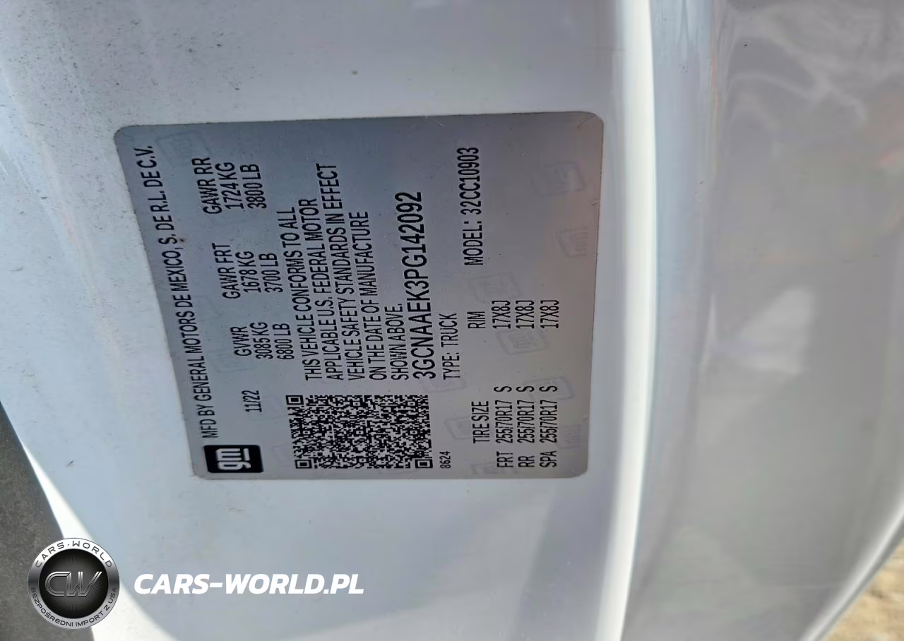 2023 Chevrolet Silverado C1500 VIN:3GCNAAEK3PG142092 - 12