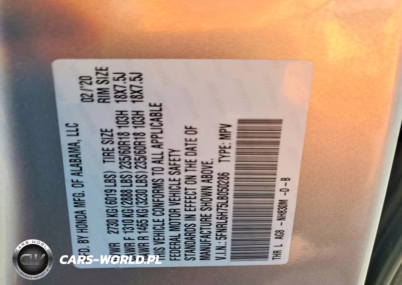 2020 Honda Odyssey Exl VIN:5FNRL6H75LB050286 - 14