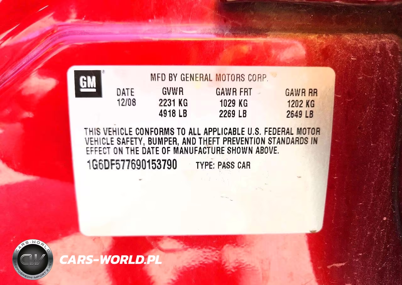 2009 Cadillac Cts VIN:1G6DF577690153790 - 13