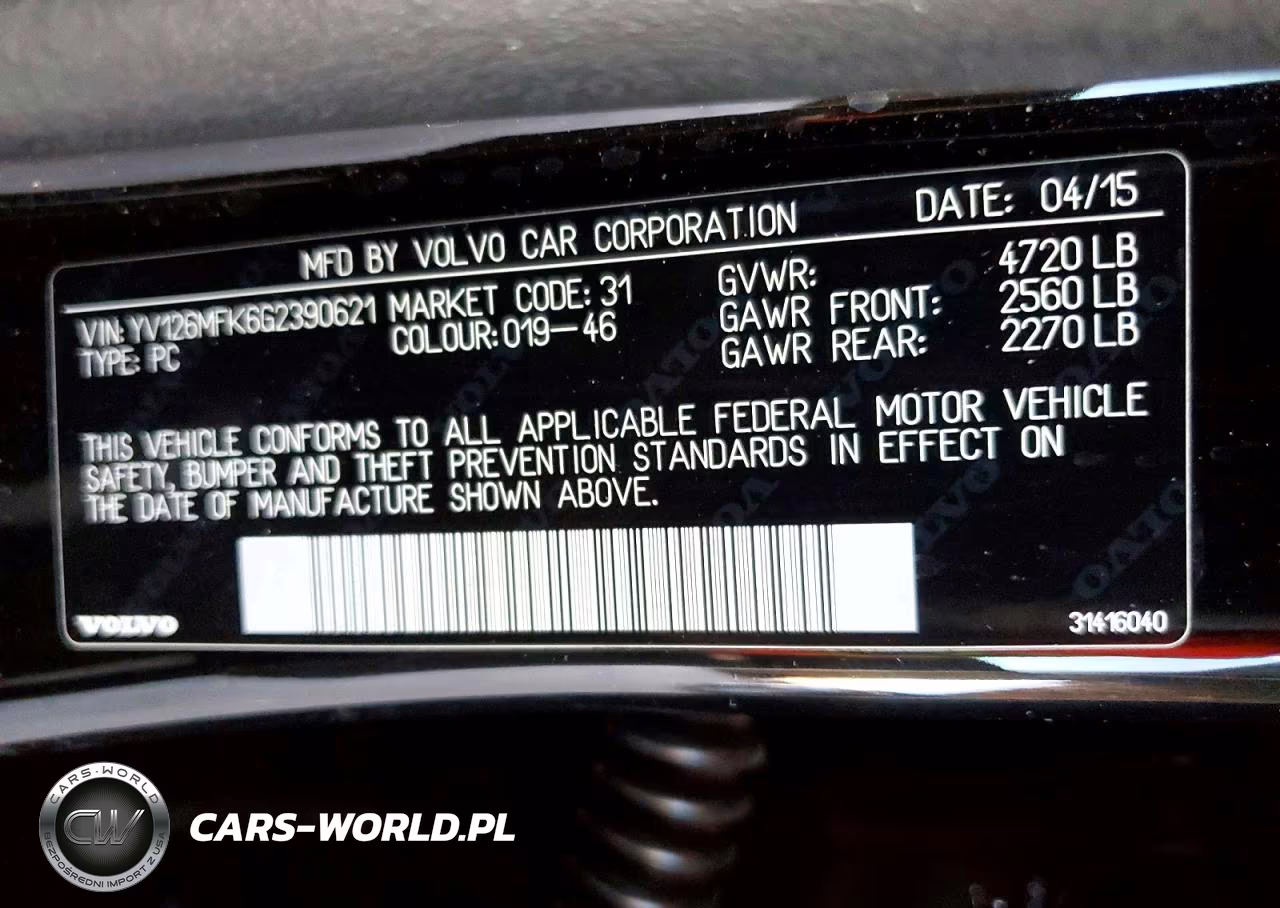 2016 Volvo S60 Premier VIN:YV126MFK6G2390621 - 12