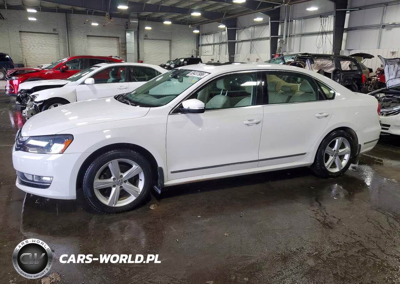 2013 Volkswagen Passat Sel VIN:1VWCN7A34DC106646 - 1