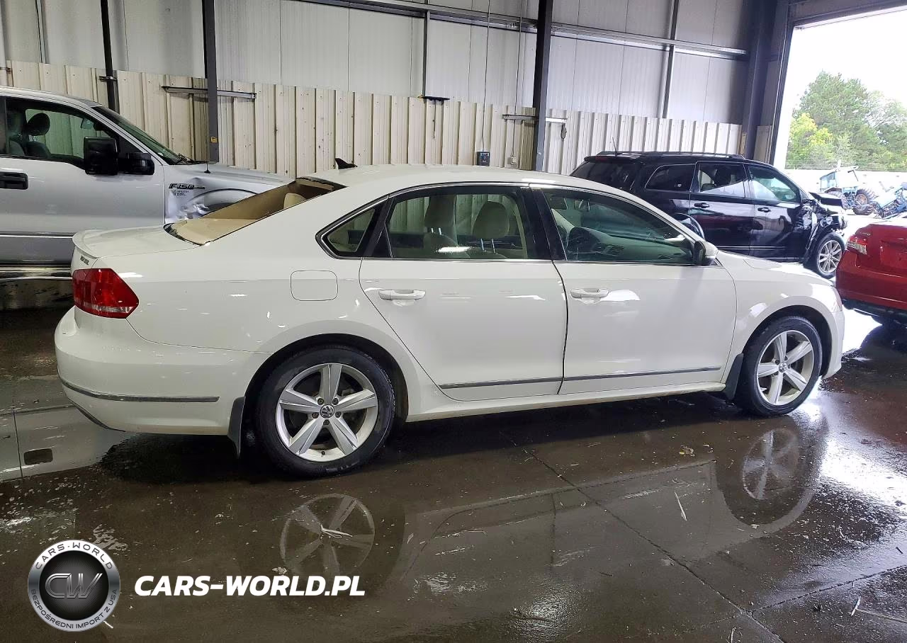 2013 Volkswagen Passat Sel VIN:1VWCN7A34DC106646 - 3