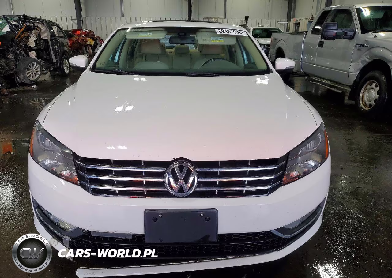 2013 Volkswagen Passat Sel VIN:1VWCN7A34DC106646 - 5