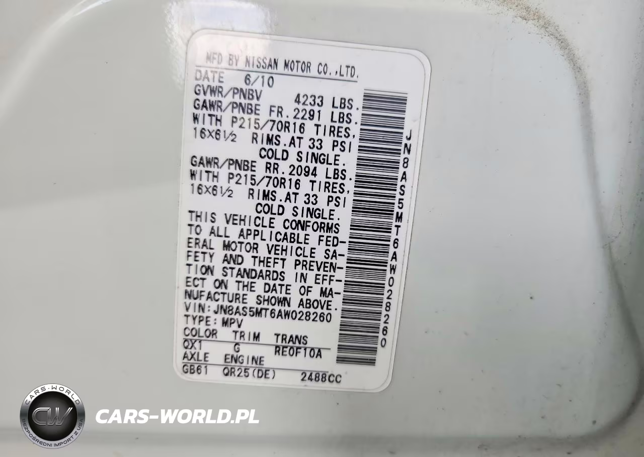 2010 Nissan Rogue Sl VIN:JN8AS5MT6AW028260 - 13