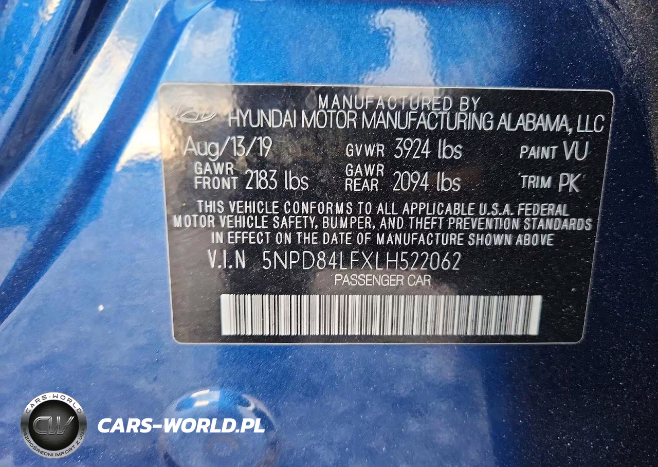 2020 Hyundai Elantra Sel VIN:5NPD84LFXLH522062 - 12