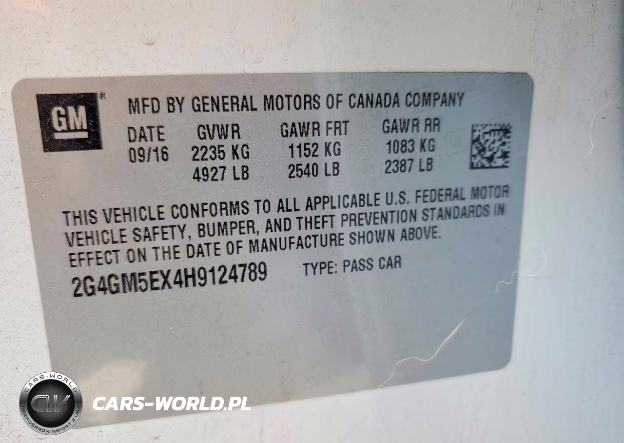 2017 Buick Regal VIN:2G4GM5EX4H9124789 - 13