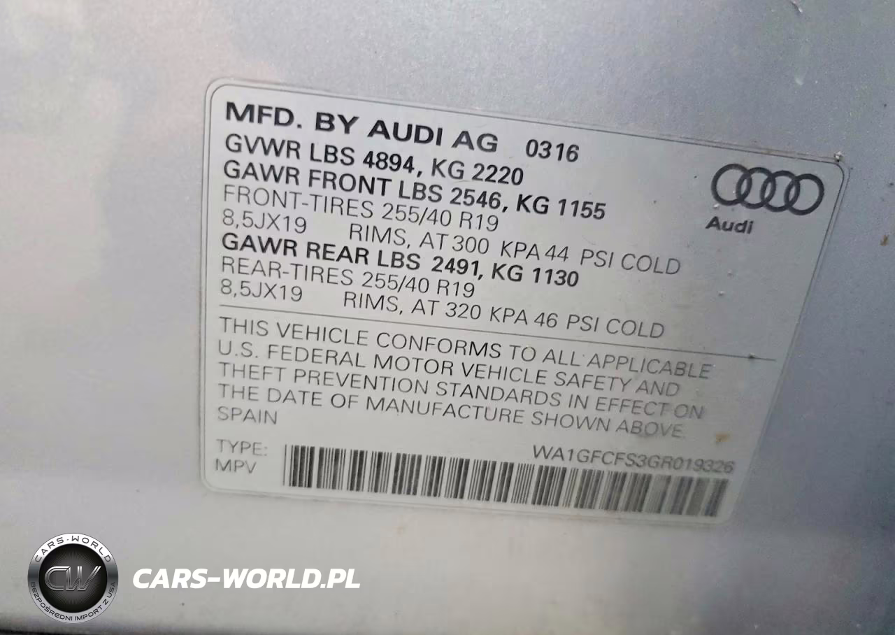 2016 Audi Q3 Prestige VIN:WA1GFCFS3GR019326 - 13