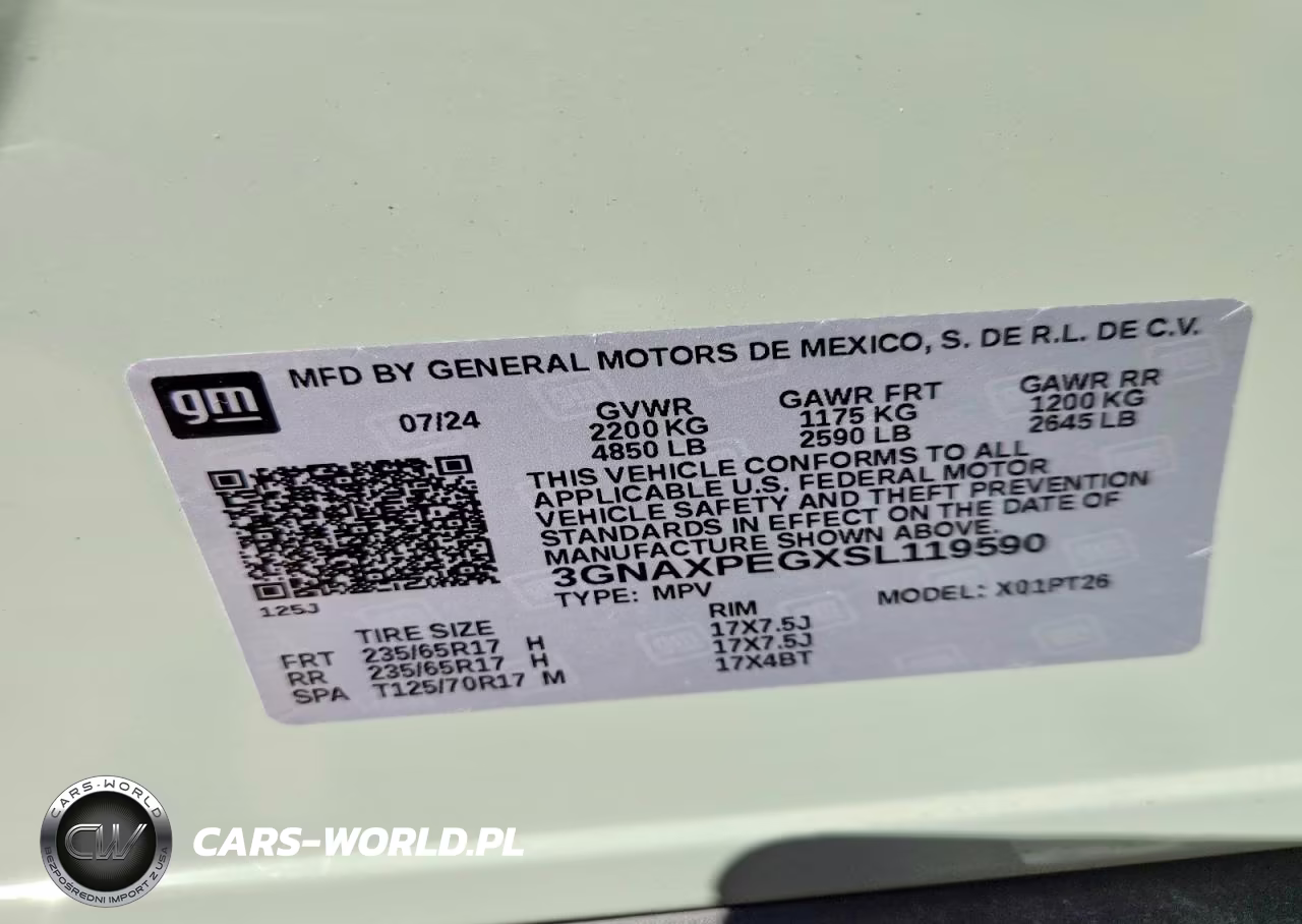 2025 Chevrolet Equinox Lt VIN:3GNAXPEGXSL119590 - 13
