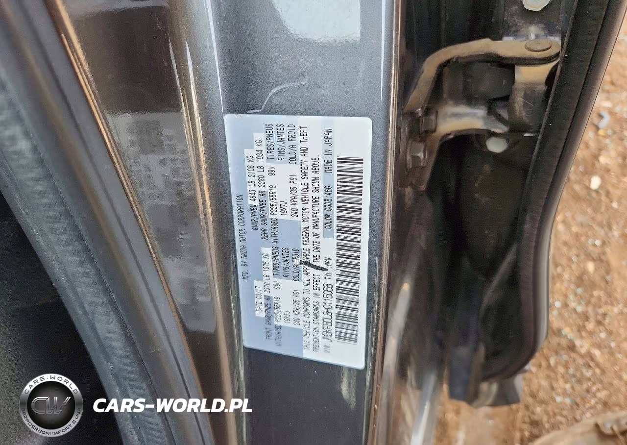 2017 Mazda Cx-5 Grand Touring VIN:JM3KFBDL8H0115066 - 12
