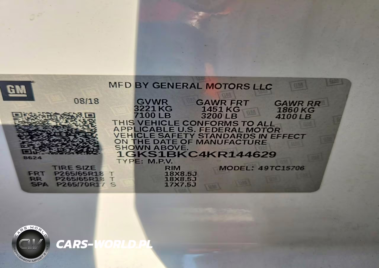 2019 GMC Yukon Slt VIN:1GKS1BKC4KR144629 - 14