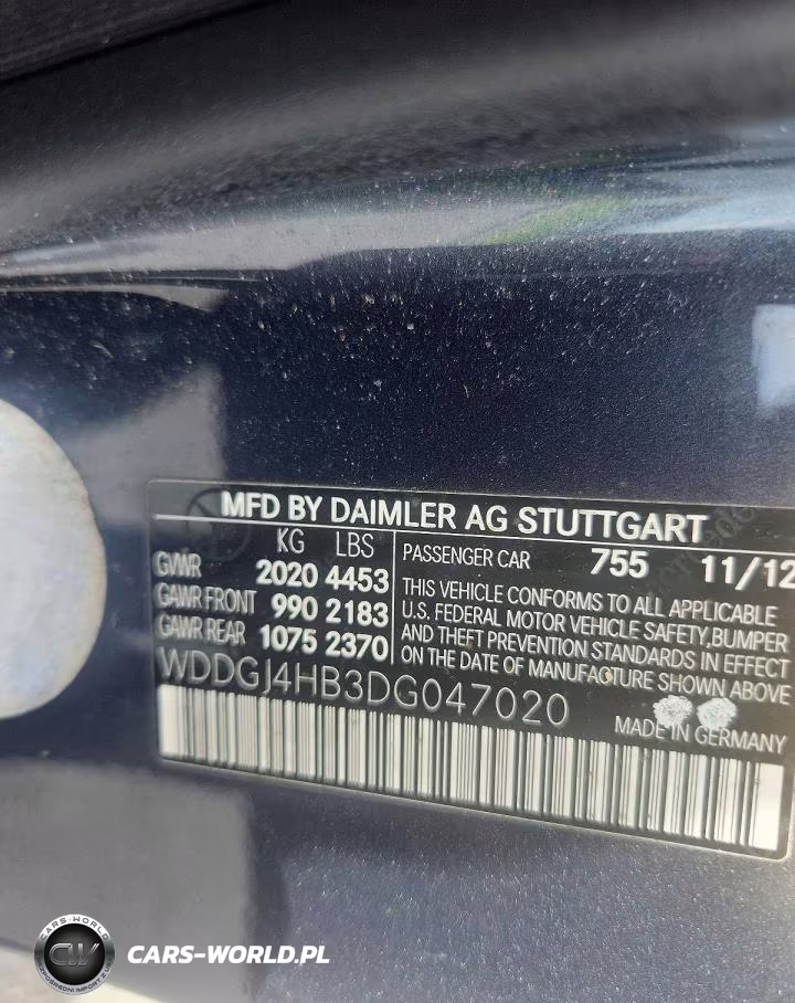 2013 Mercedes-Benz C 250 VIN:WDDGJ4HB3DG047020 - 12
