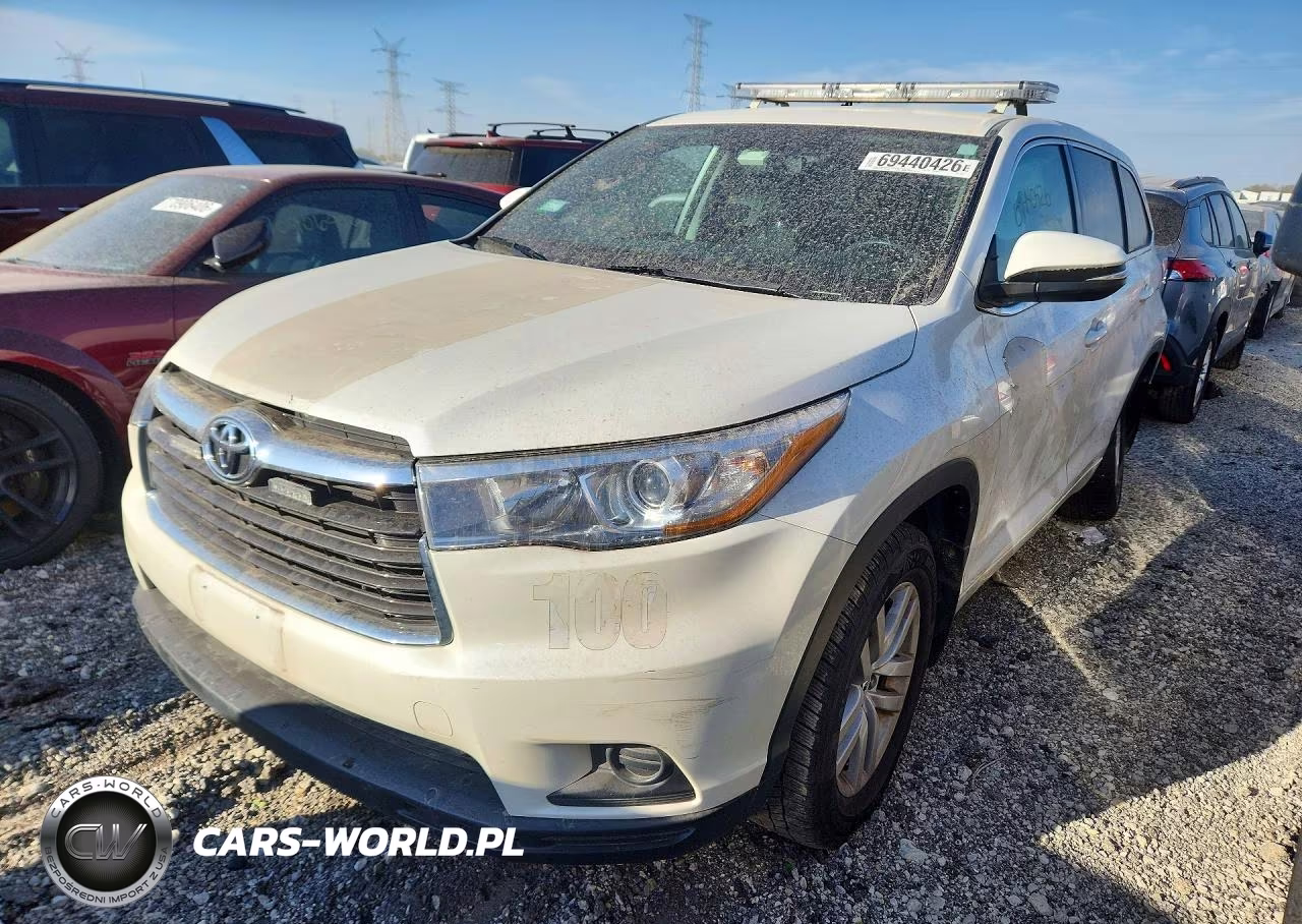 2016 Toyota Highlander Le VIN:5TDBKRFH6GS280079 - 1