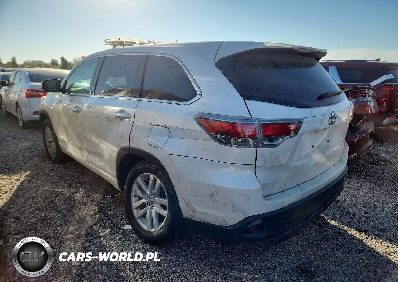 2016 Toyota Highlander Le VIN:5TDBKRFH6GS280079 - 2