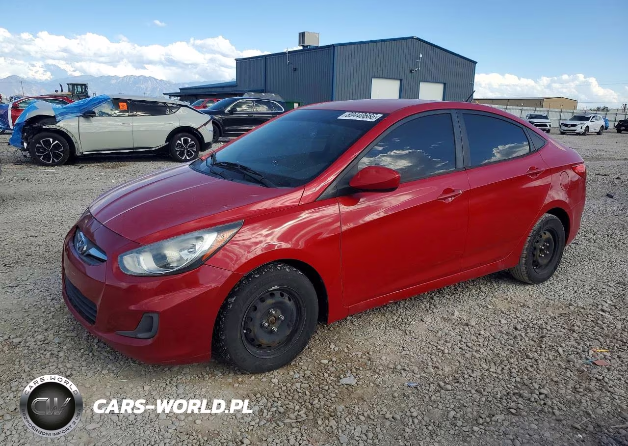 2014 Hyundai Accent Gls VIN:KMHCT4AE9EU744844 - 1