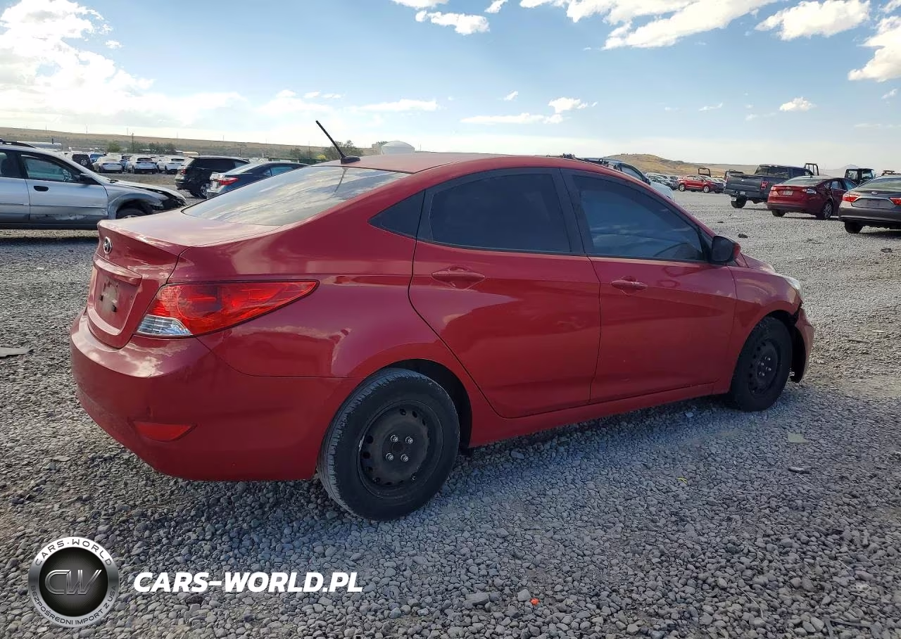 2014 Hyundai Accent Gls VIN:KMHCT4AE9EU744844 - 3