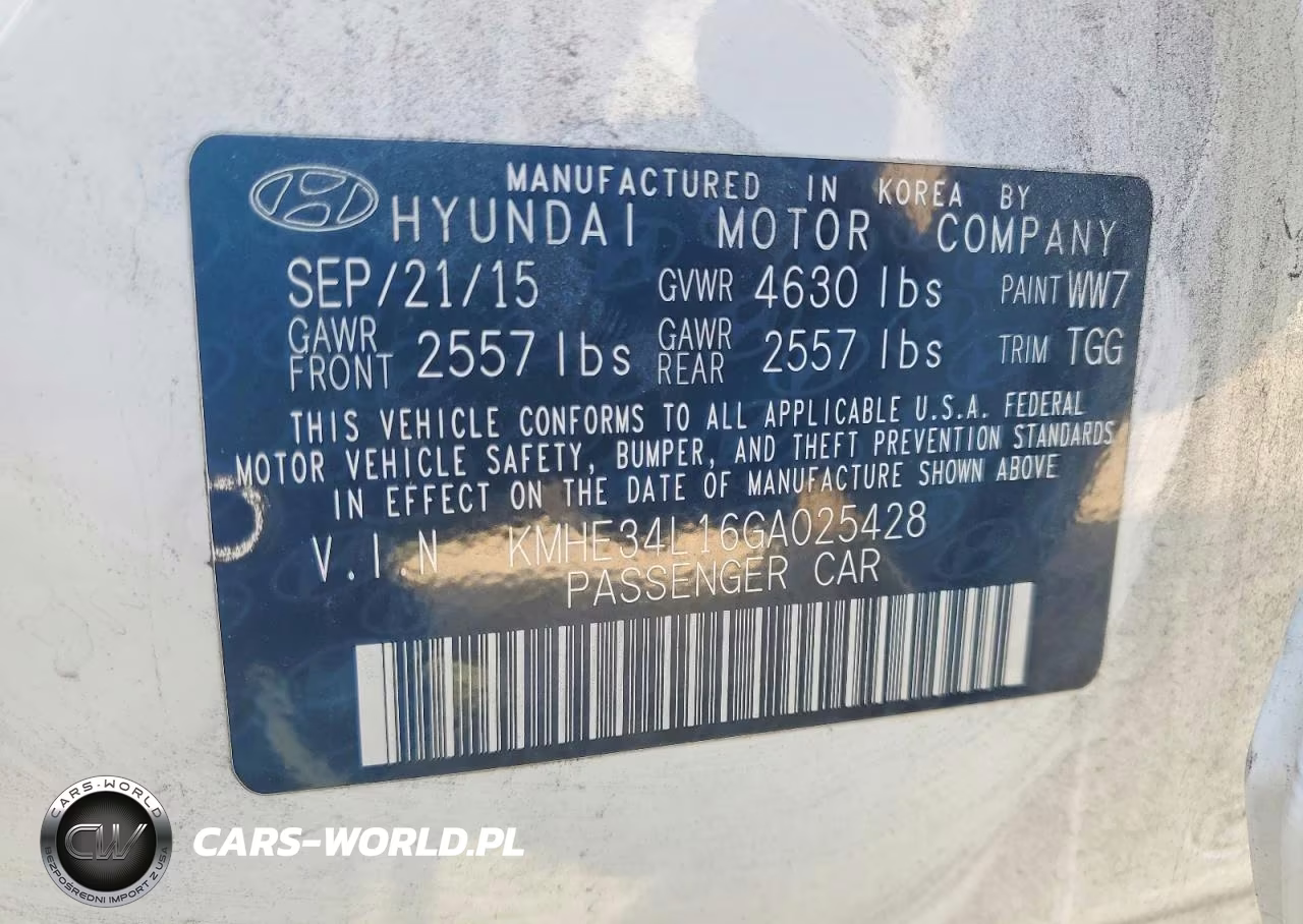 2016 Hyundai Sonata Hybrid Limited VIN:KMHE34L16GA025428 - 12