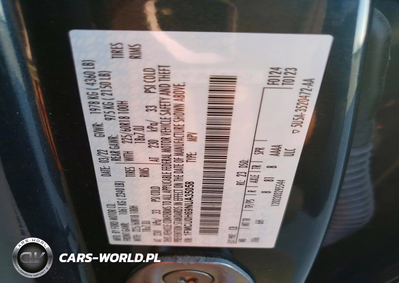 2022 Ford Escape Sel VIN:1FMCU0H69NUA35058 - 12